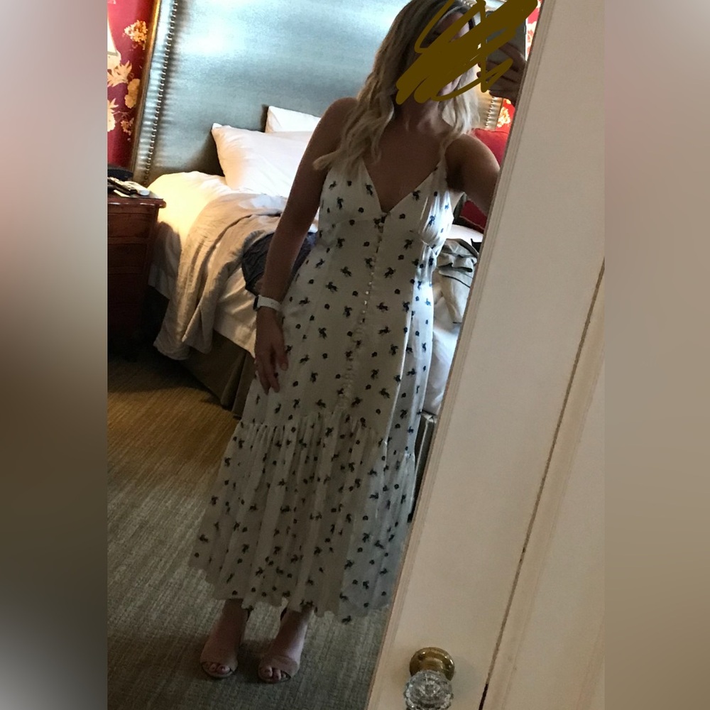 Cami NYC Size small camisole dress 100% silk. In excellent used condition.